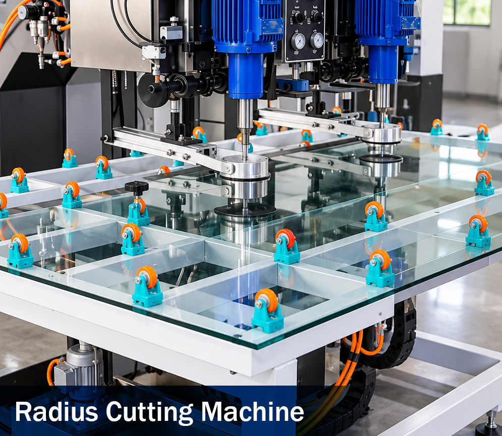 Radius cutting machine at Classic Tuff